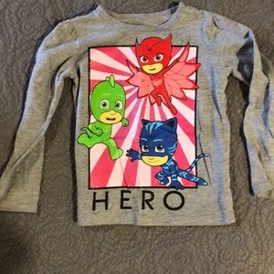 PJ masks girls sparkly shirt 4T